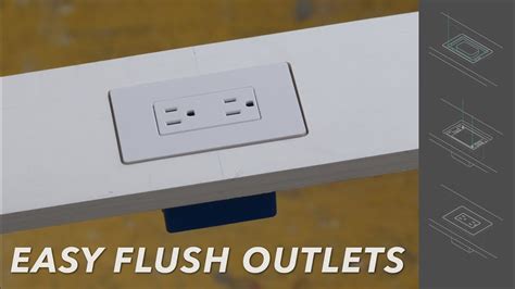 junction box receotacke not flush|how to flush outlet boxes.